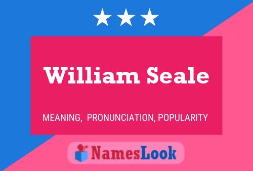 Poster del nome William Seale