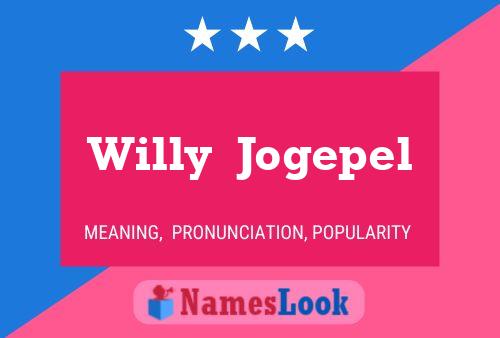 Poster del nome Willy  Jogepel