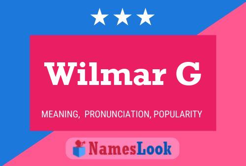 Poster del nome Wilmar G