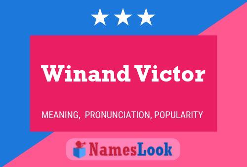 Poster del nome Winand Victor