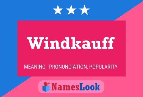 Poster del nome Windkauff