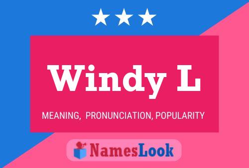 Poster del nome Windy L