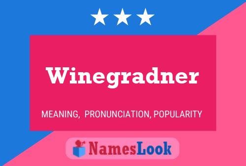 Poster del nome Winegradner