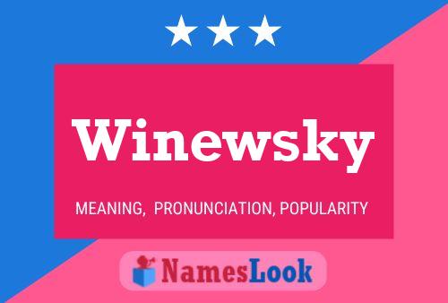 Poster del nome Winewsky