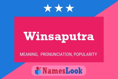 Poster del nome Winsaputra