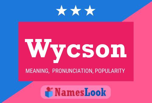 Poster del nome Wycson