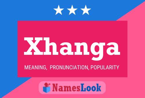 Poster del nome Xhanga