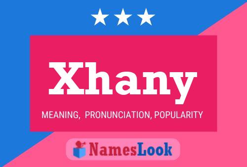 Poster del nome Xhany