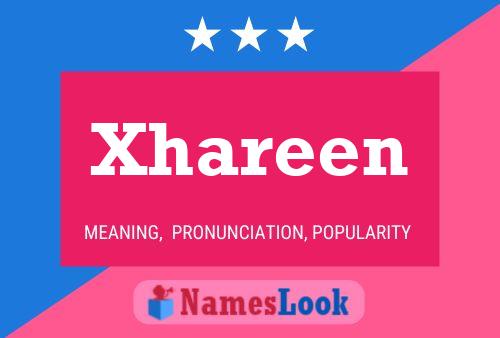 Poster del nome Xhareen