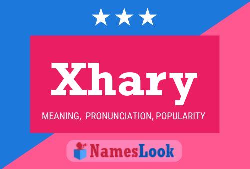 Poster del nome Xhary