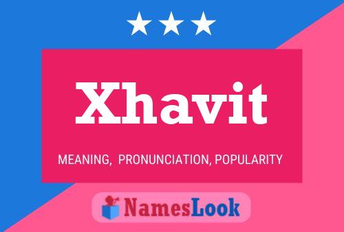 Poster del nome Xhavit