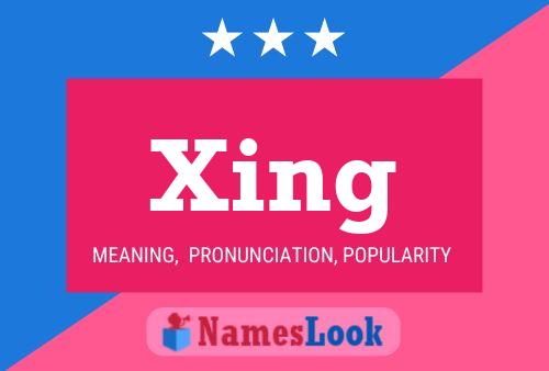 Poster del nome Xing