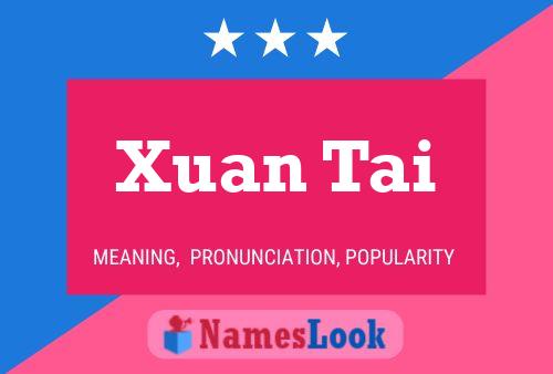 Poster del nome Xuan Tai