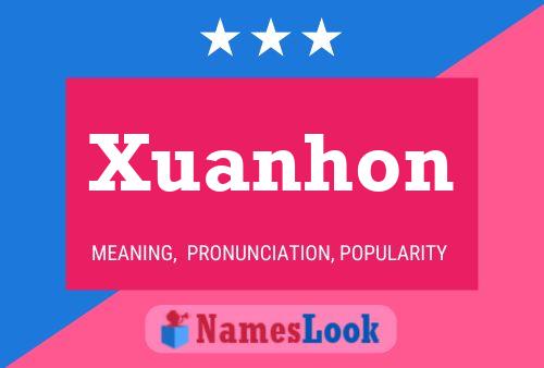 Poster del nome Xuanhon