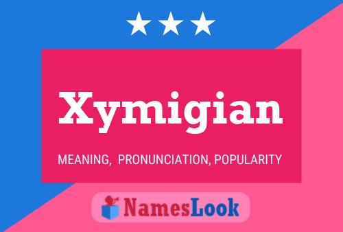 Poster del nome Xymigian