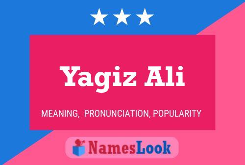 Poster del nome Yagiz Ali