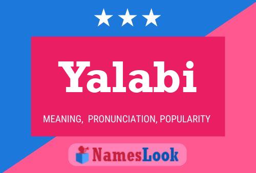 Poster del nome Yalabi