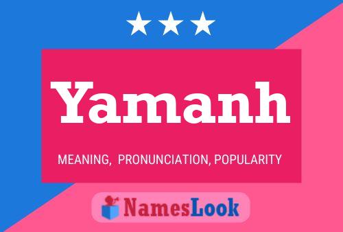 Poster del nome Yamanh