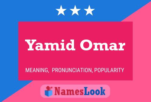 Poster del nome Yamid Omar