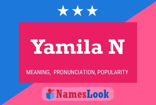 Poster del nome Yamila N