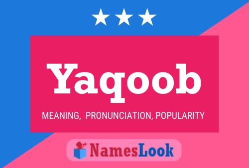 Poster del nome Yaqoob