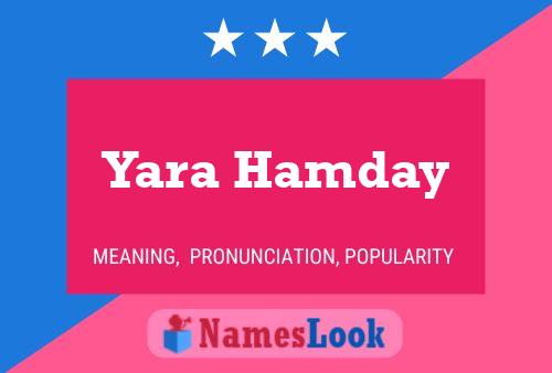 Poster del nome Yara Hamday