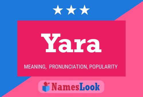 Poster del nome Yara