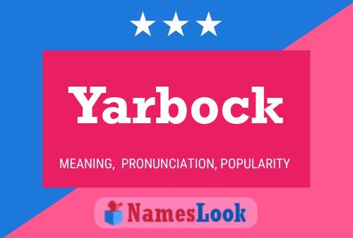 Poster del nome Yarbock