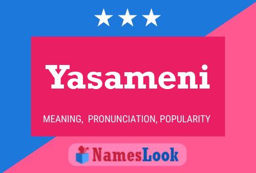 Poster del nome Yasameni