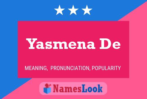 Poster del nome Yasmena De