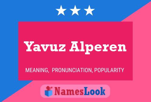 Poster del nome Yavuz Alperen