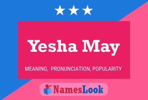 Poster del nome Yesha May