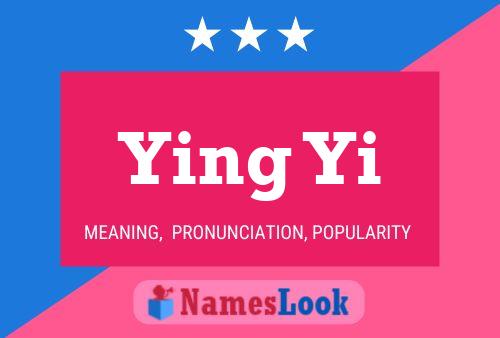 Poster del nome Ying Yi