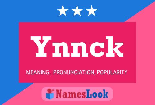 Poster del nome Ynnck