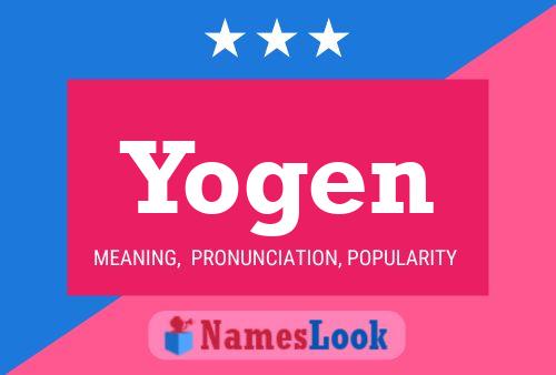 Poster del nome Yogen