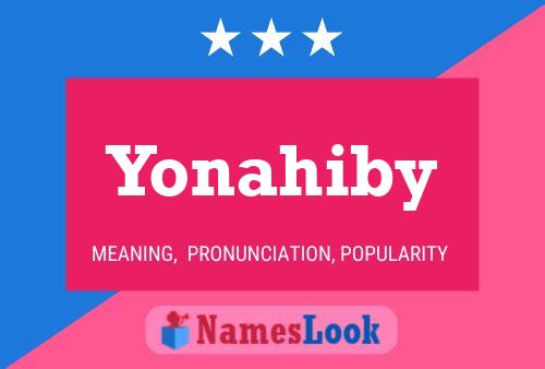 Poster del nome Yonahiby