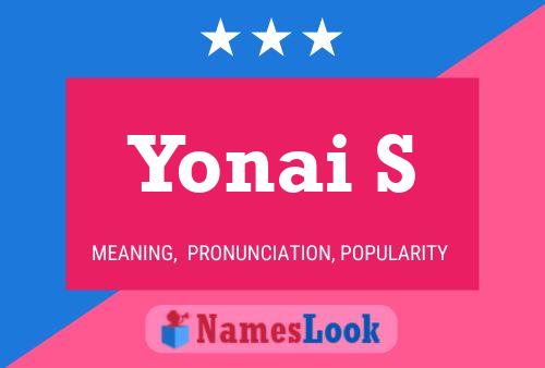 Poster del nome Yonai S