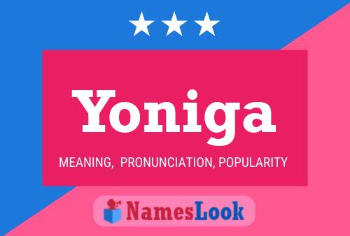 Poster del nome Yoniga