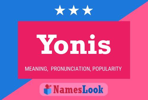 Poster del nome Yonis