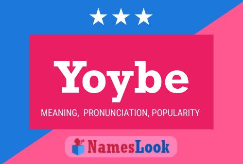 Poster del nome Yoybe