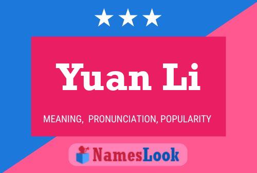 Poster del nome Yuan Li