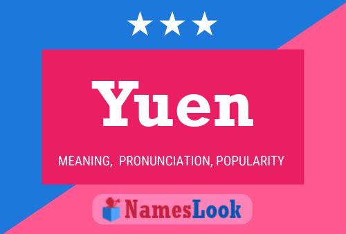 Poster del nome Yuen