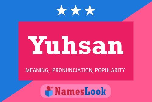 Poster del nome Yuhsan