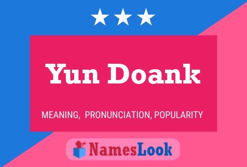 Poster del nome Yun Doank