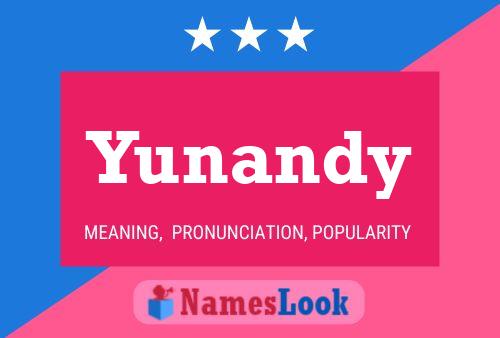 Poster del nome Yunandy