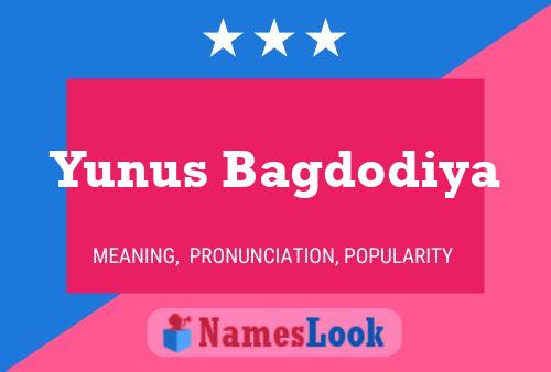 Poster del nome Yunus Bagdodiya