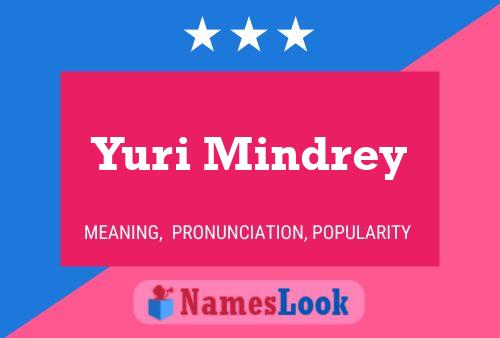 Poster del nome Yuri Mindrey