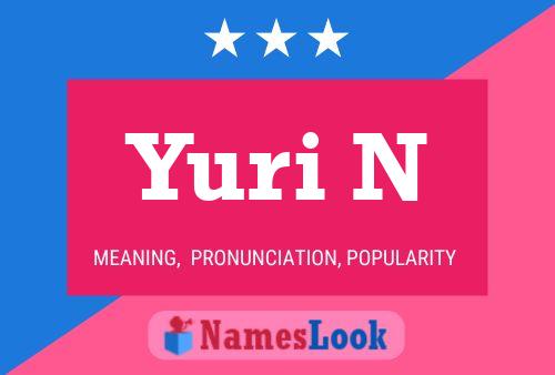 Poster del nome Yuri N