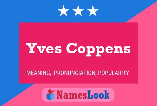 Poster del nome Yves Coppens