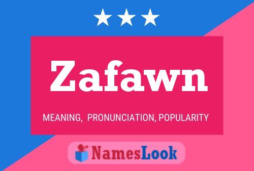 Poster del nome Zafawn